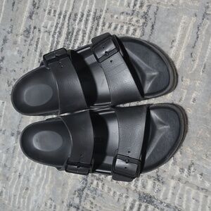 BIRKENSTOCK - the Arizona Metallic Anthracite Size 40